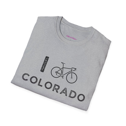 I (Road) Bike Colorado // Unisex Softstyle T-Shirt