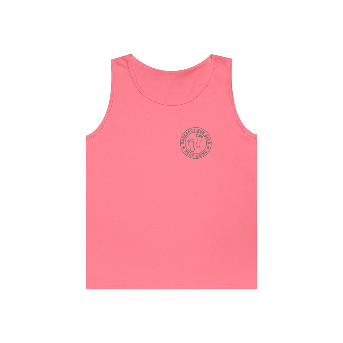 Barefoot Run Club // Bigfoot Founding Member // Double Sided Unisex Heavy Cotton Tank Top