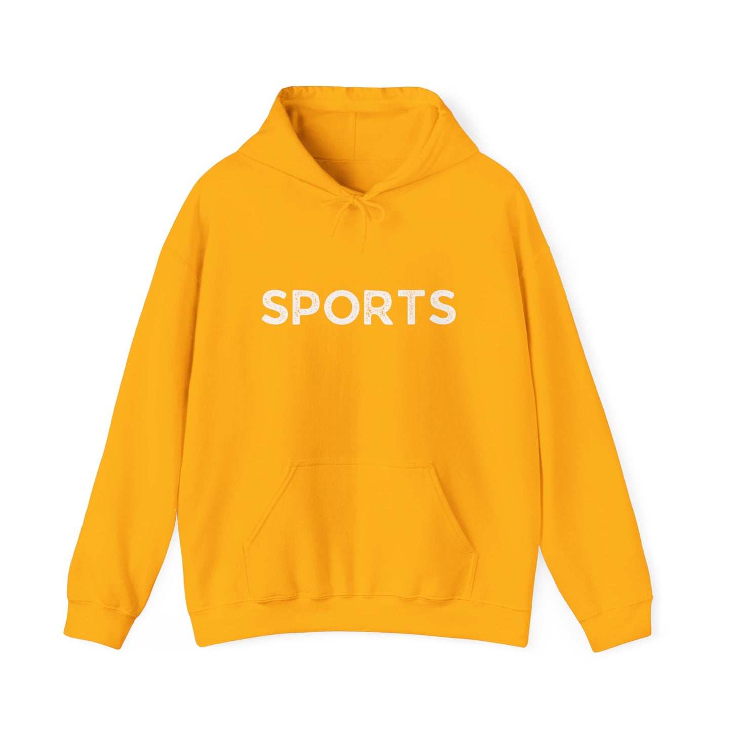 Sports // Unisex Heavy Blend™ Hooded Sweatshirt - White Text
