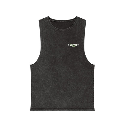SGPBC White // Custom Unisex Stonewash Tank Top