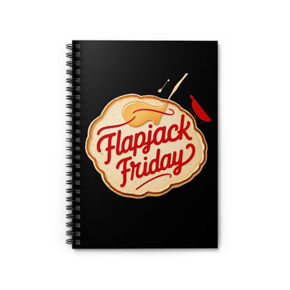 Flapjack Friday // Spiral Notebook - Ruled Line