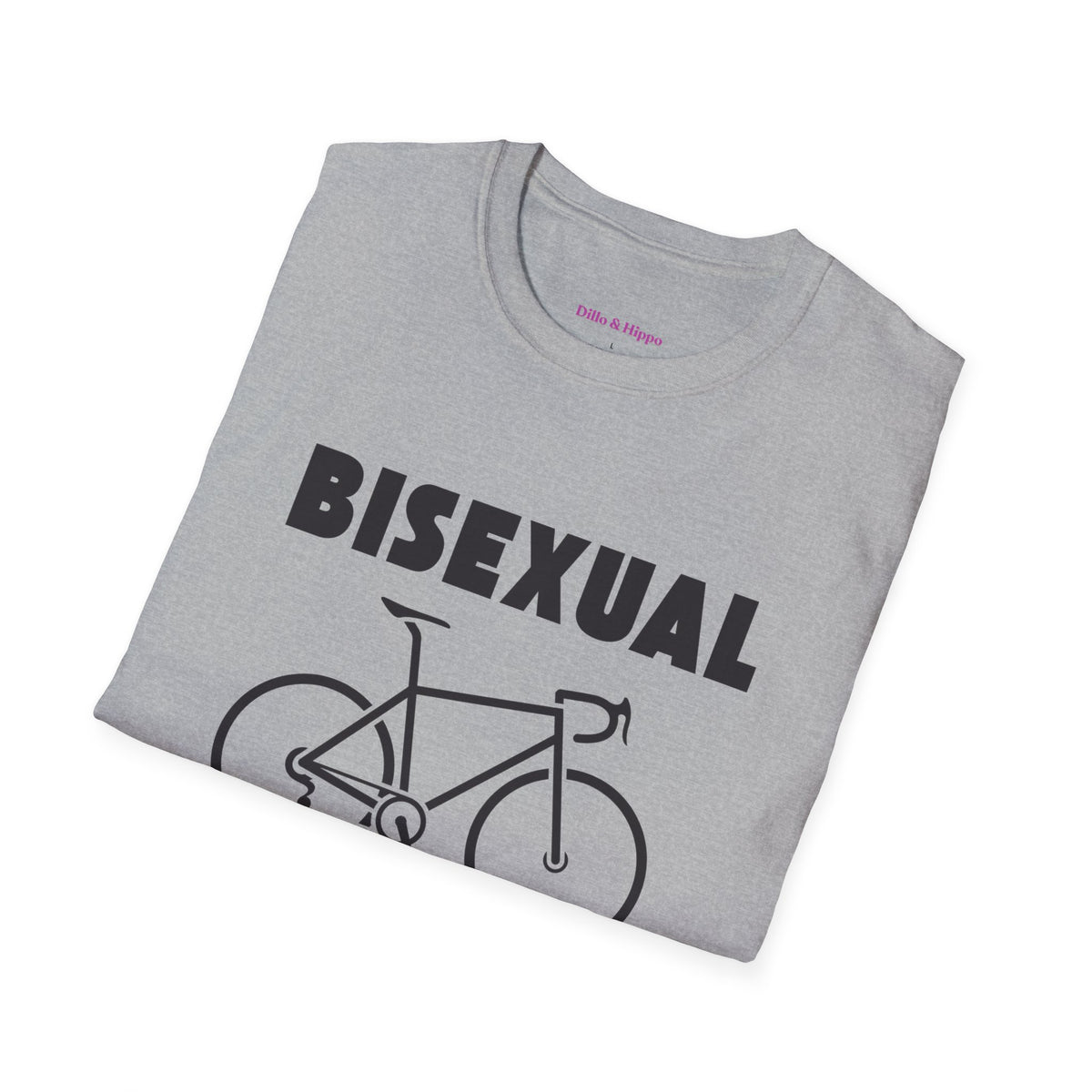 Bisexual (Road) Bicyclist  // Unisex Softstyle T-Shirt