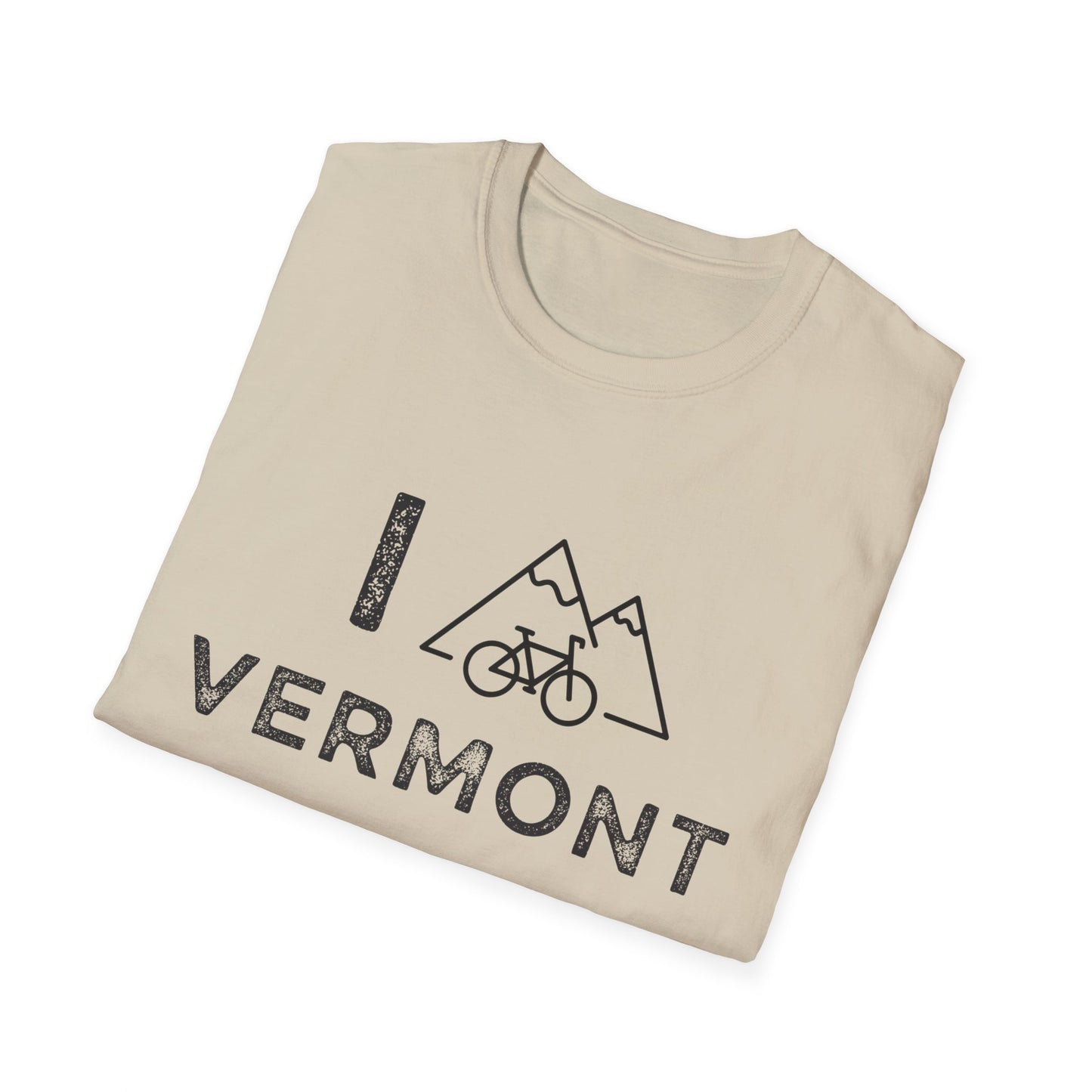 I (Mountain) Bike Vermont // Unisex Softstyle T-Shirt