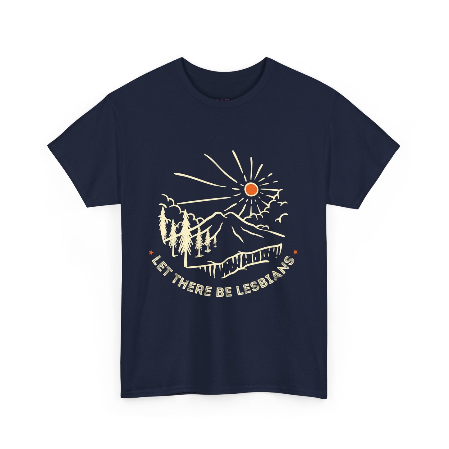 Let There Be Lesbians // Unisex Heavy Cotton Tee - Pride Fashion Statement T-Shirt