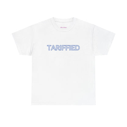Tarrified // Unisex Heavy Cotton Tee - Scary Economy Statement Shirt