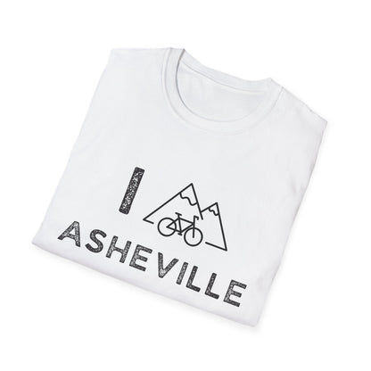 I (Mountain) Bike Asheville // Unisex Softstyle T-Shirt