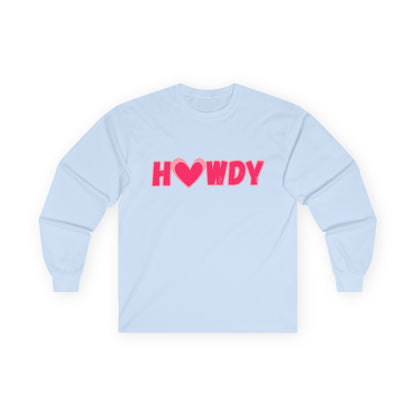 H<3wdy // Heart Long Sleeve Tee – Unisex Ultra Cotton Shirt for Casual Style