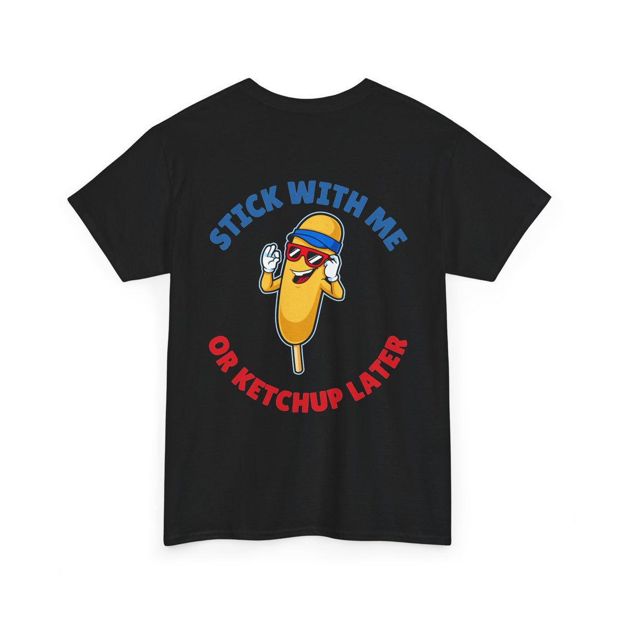 Funny Corndog Season // Unisex Heavy Cotton Tee | Perfect for Food Lovers and Festivals