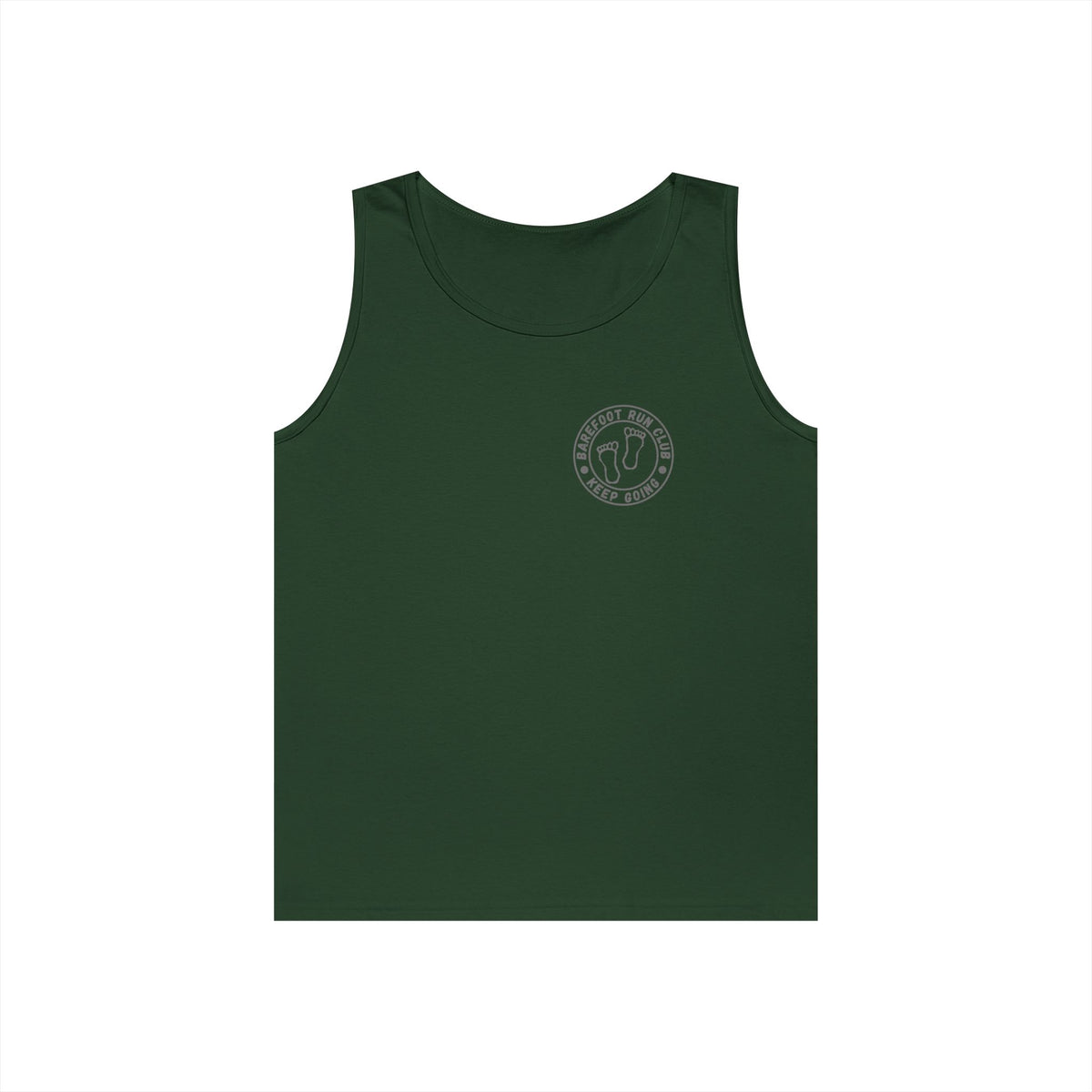 Barefoot Run Club // Bigfoot Founding Member // Double Sided Unisex Heavy Cotton Tank Top