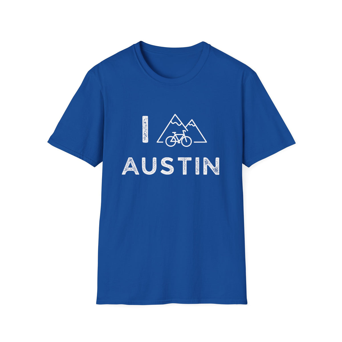 I (Mountain) Bike Austin // Unisex Softstyle T-Shirt