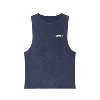 SGPBC White // Custom Unisex Stonewash Tank Top