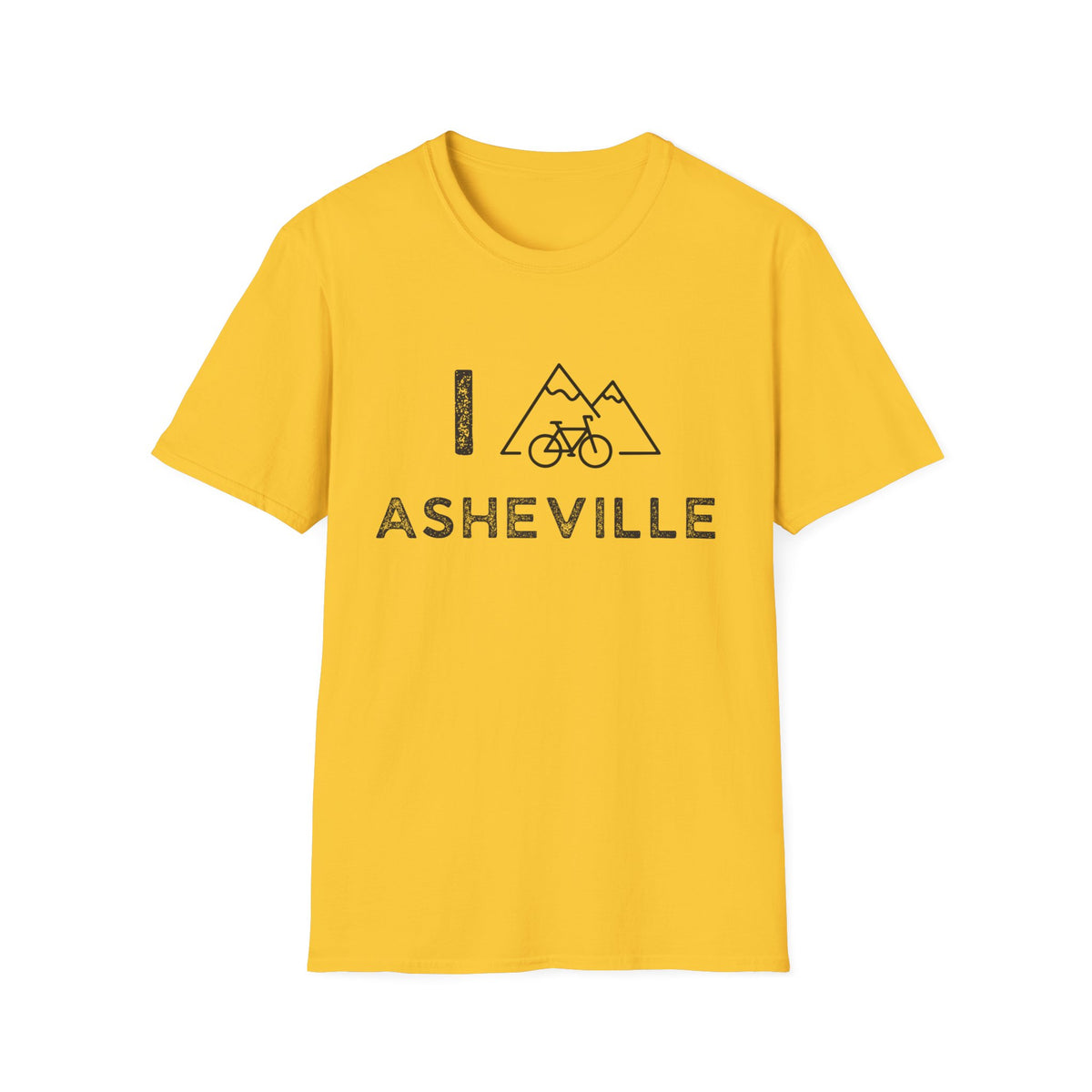 I (Mountain) Bike Asheville // Unisex Softstyle T-Shirt