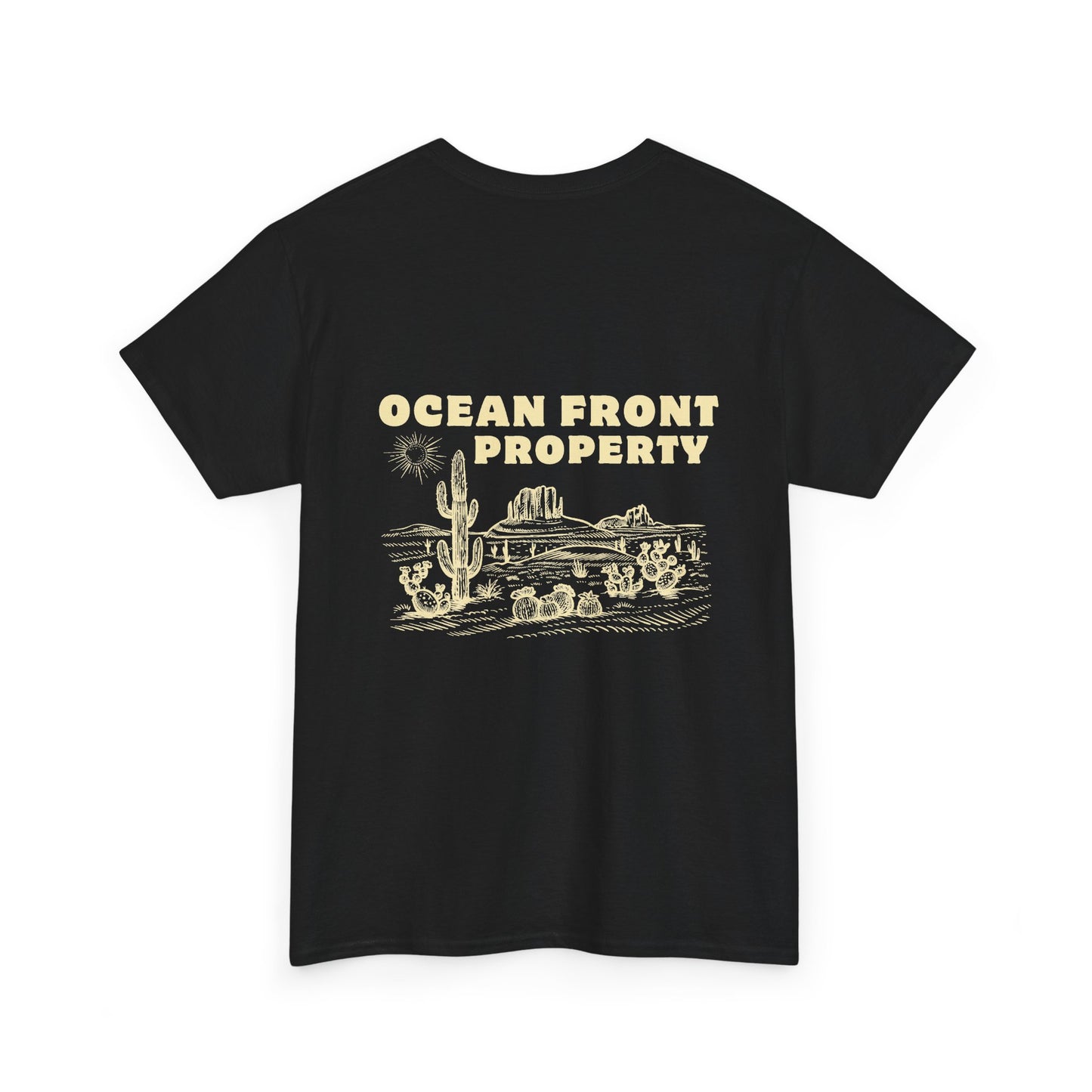 Ocean Front Property - Double-sided // Unisex Heavy Cotton Tee