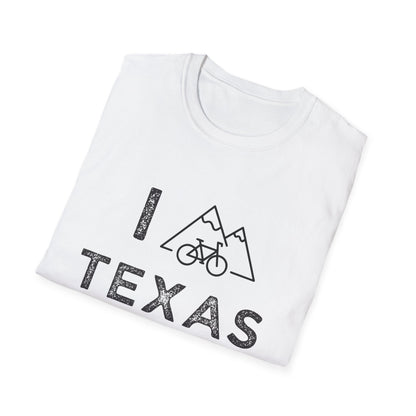 I (Mountain) Bike Texas // Unisex Softstyle T-Shirt