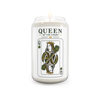 Pickleball - Queen of the Court - Vintage Playing Card- Scented Soy Candle – 13.75 oz
