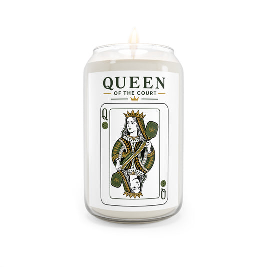 Pickleball - Queen of the Court - Vintage Playing Card- Scented Soy Candle – 13.75 oz