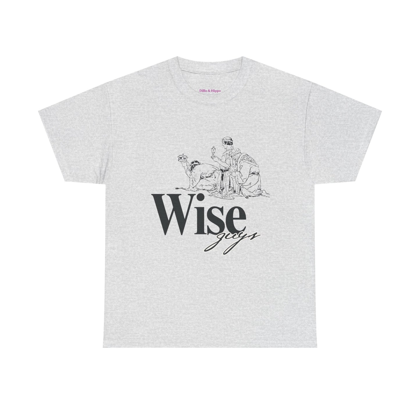 Wise Guys Unisex Heavy Cotton Tee - Stylish Graphic Tee for Casual Wear