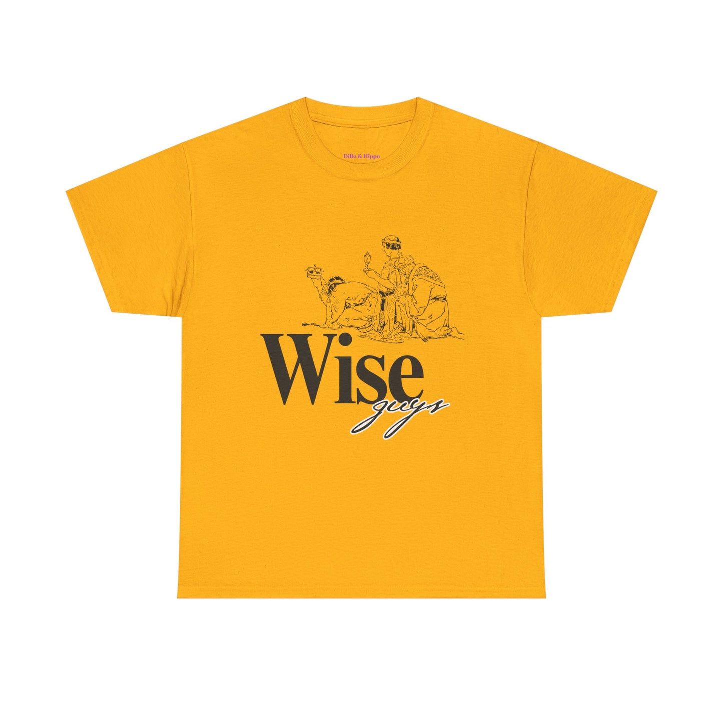 Wise Guys Unisex Heavy Cotton Tee - Stylish Graphic Tee for Casual Wear