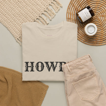Howdy & Adios  // Unisex Heavy Cotton Tee - Casual Statement Shirt