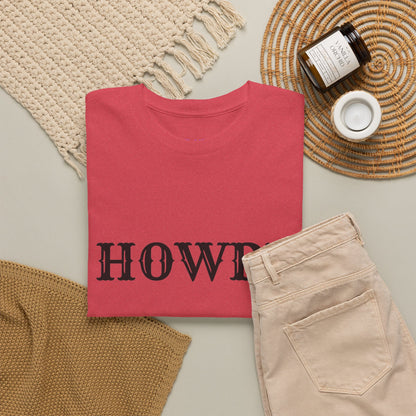 Howdy & Adios  // Unisex Heavy Cotton Tee - Casual Statement Shirt