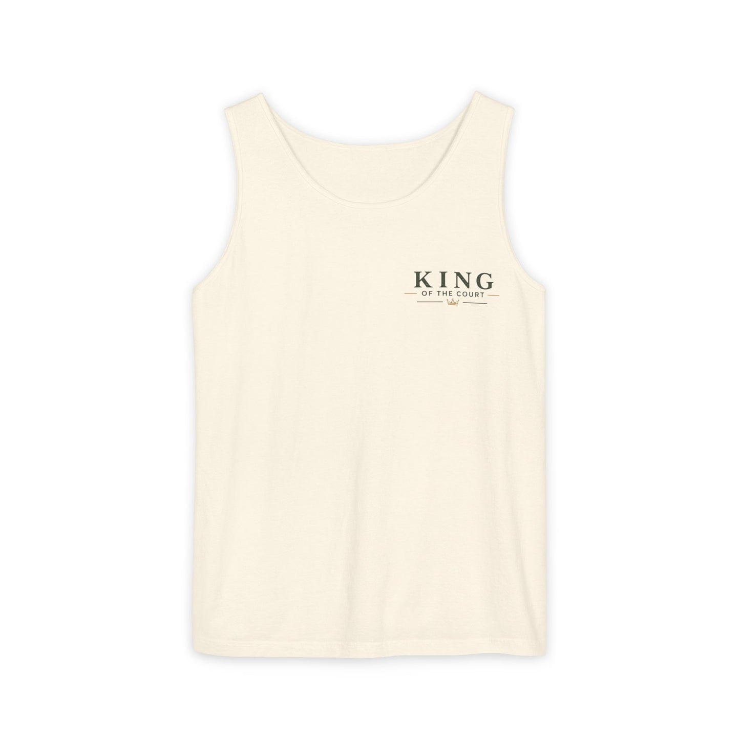 Tennis - King of the Court - Vintage Playing Card - Tank Top — Graphic Tank
