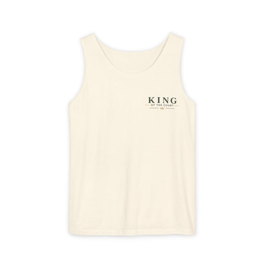 Tennis - King of the Court - Vintage Playing Card - Tank Top — Graphic Tank