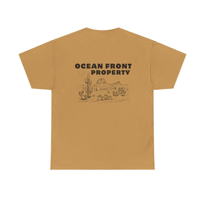 Ocean Front Property - Double-sided // Unisex Heavy Cotton Tee