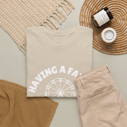 Having A Fairly Good Time // Ferris Wheel Good Time Punny Unisex Heavy Cotton Tee