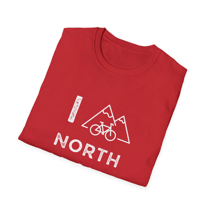 I (Mountain) Bike North Carolina // Unisex Softstyle T-Shirt