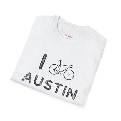 I (Road) Bike Austin // Unisex Softstyle T-Shirt
