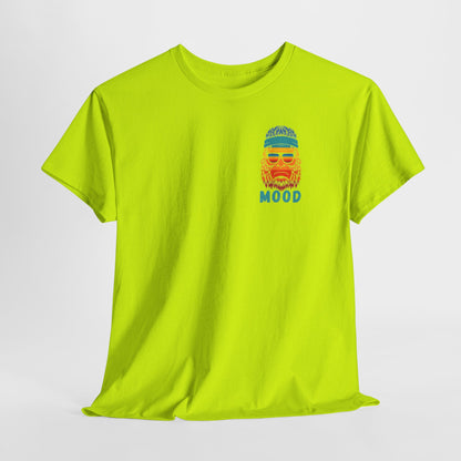 Bigfoot Mood - Pocket Placement // Retro Mood Unisex Heavy Cotton Tee - Colorful Graphic T-Shirt