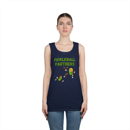 Pickleball Partners 2 // Unisex Heavy Cotton Tank Top
