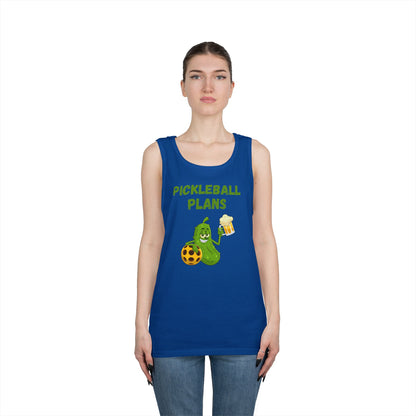 Pickleball Plans // Unisex Heavy Cotton Tank Top