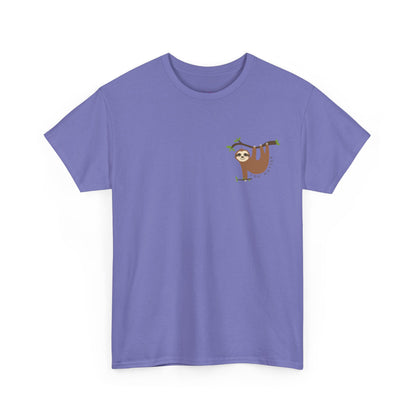 Keep Hangin' On - Sloth // Unisex Heavy Cotton Tee - Motivational