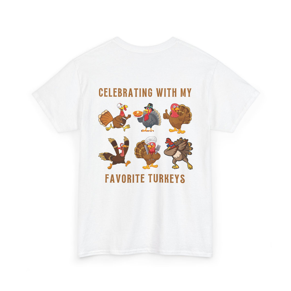Happy Friendsgiving with My Favorite Turkeys // Unisex Jersey Short Sleeve Tee