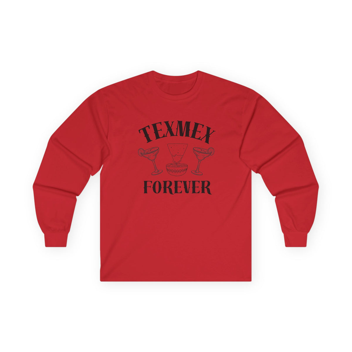 Tex-Mex Forever - Ritas & Queso // Unisex Long Sleeve Tee - Perfect for Food Lovers and Party Enthusiasts