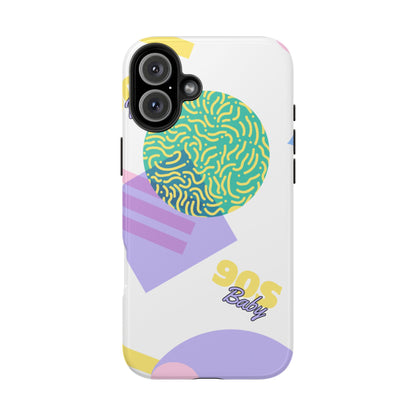 Pastel 90s Baby and Shapes // iPhone Case