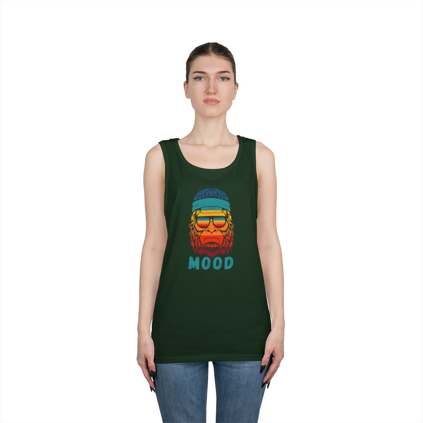 Bigfoot Mood //  Unisex Heavy Cotton Tank Top