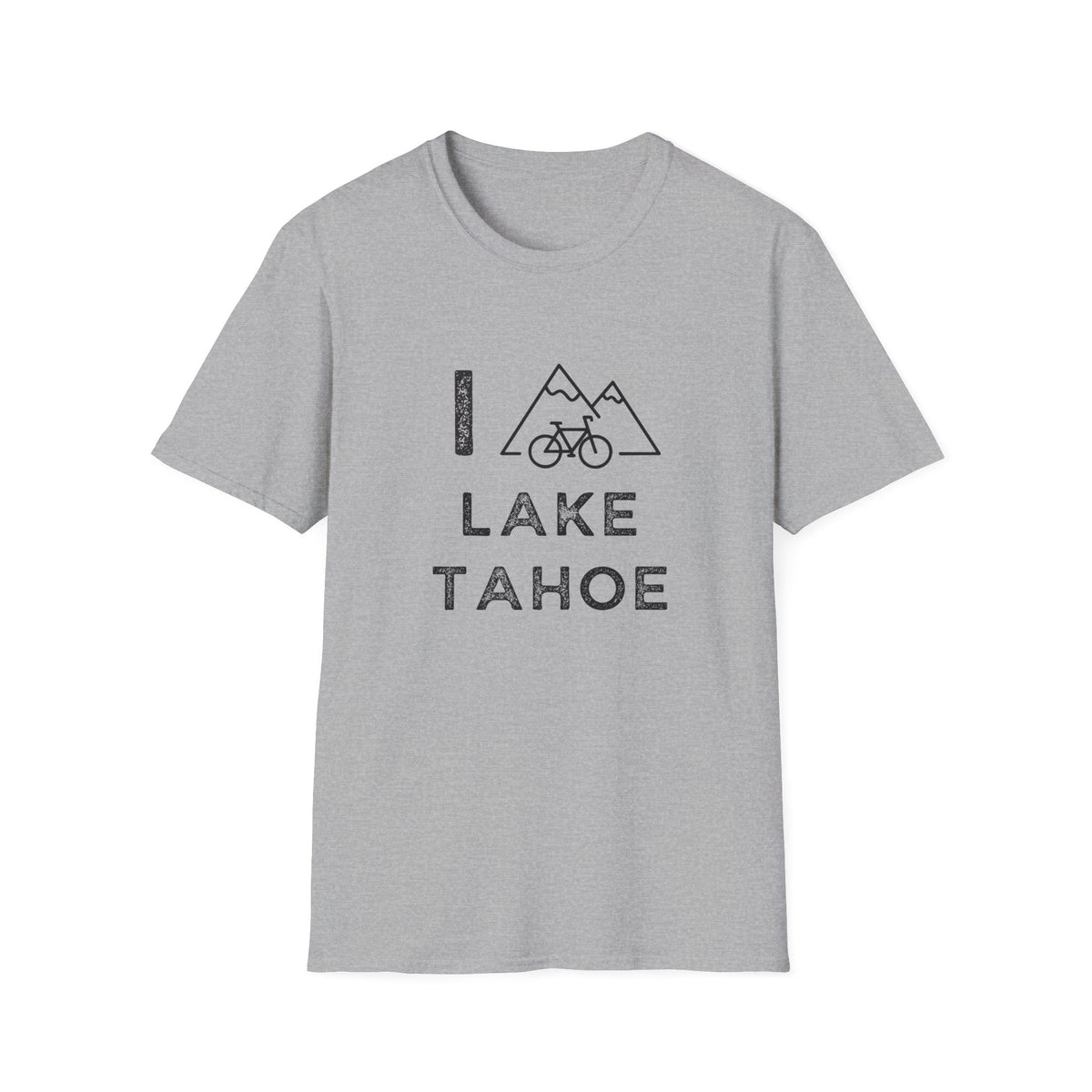 I (Mountain) Bike Lake Tahoe // Unisex Softstyle T-Shirt