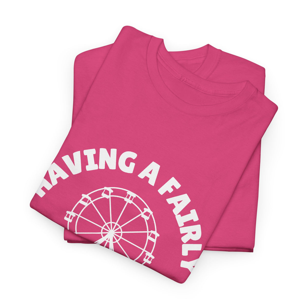 Having A Fairly Good Time // Ferris Wheel Good Time Punny Unisex Heavy Cotton Tee