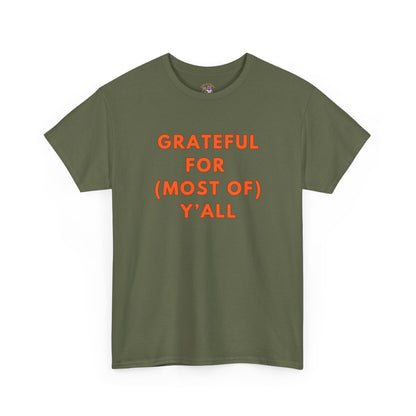 Grateful for (most of) Y'all // Unisex Jersey Short Sleeve Tee