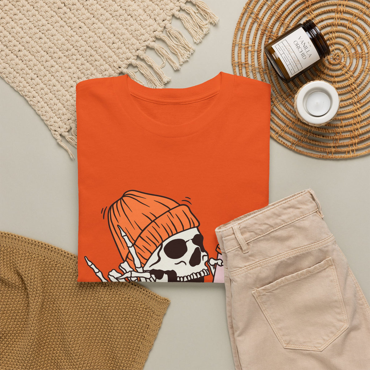 Skull Graphic Tee, Unisex Heavy Cotton, Casual Streetwear, Grunge Aesthetic, Halloween Costume, Gift for Him/Her