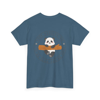 Keep Hangin' On - Panda // Unisex Heavy Cotton Tee -Vibes Graphic Shirt