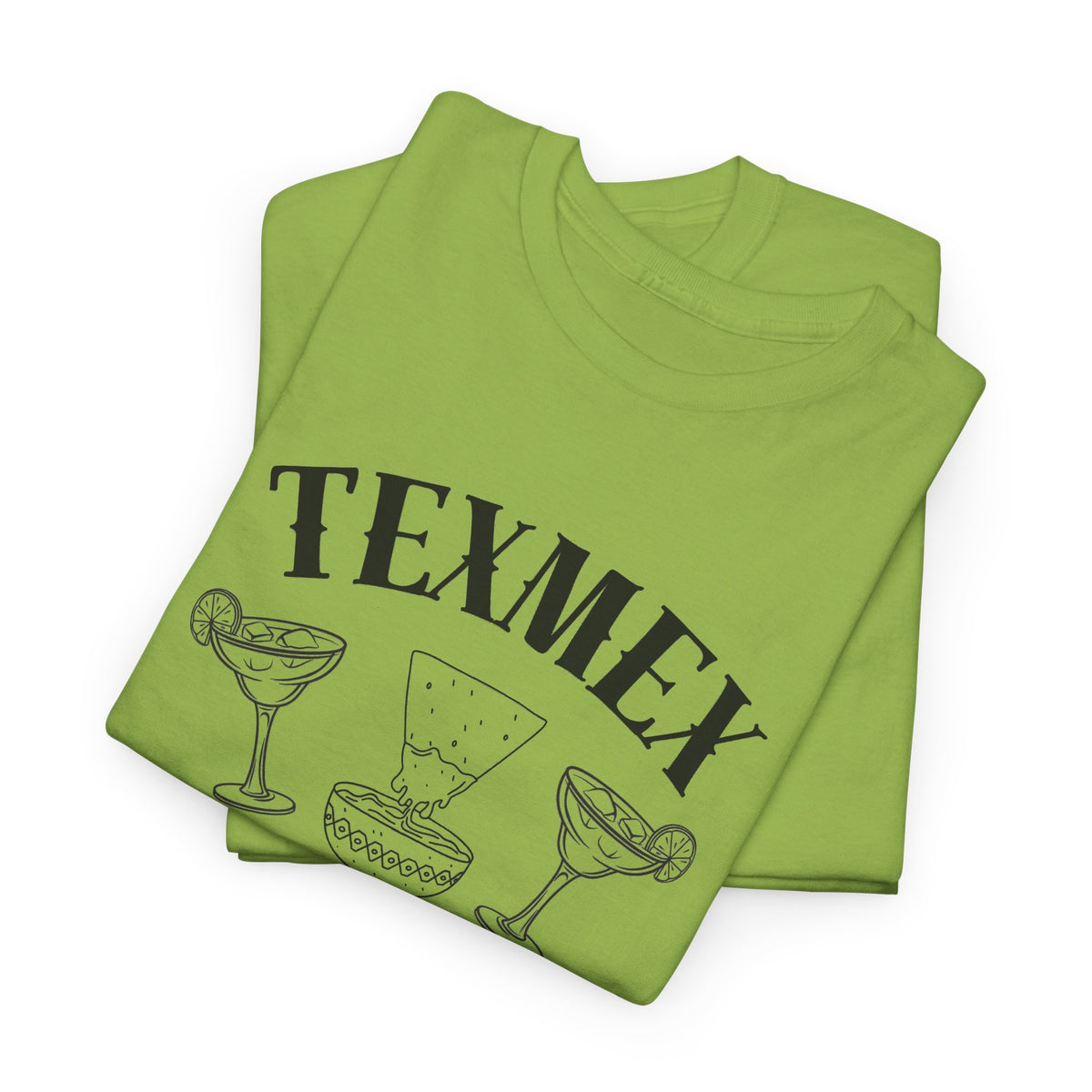 Tex-Mex Forever - Ritas & Queso // Unisex Heavy Cotton Tee - Fun Casual T-Shirt for Food Lovers