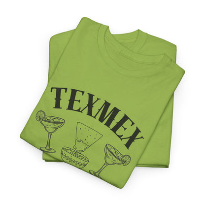 Tex-Mex Forever - Ritas & Queso // Unisex Heavy Cotton Tee - Fun Casual T-Shirt for Food Lovers