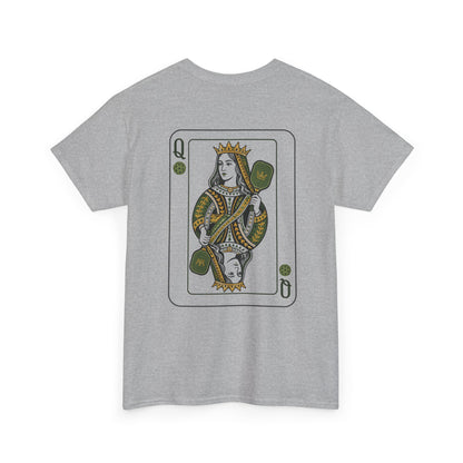 Pickleball - Queen of the Court - Vintage Playing Card Graphic T-Shirt