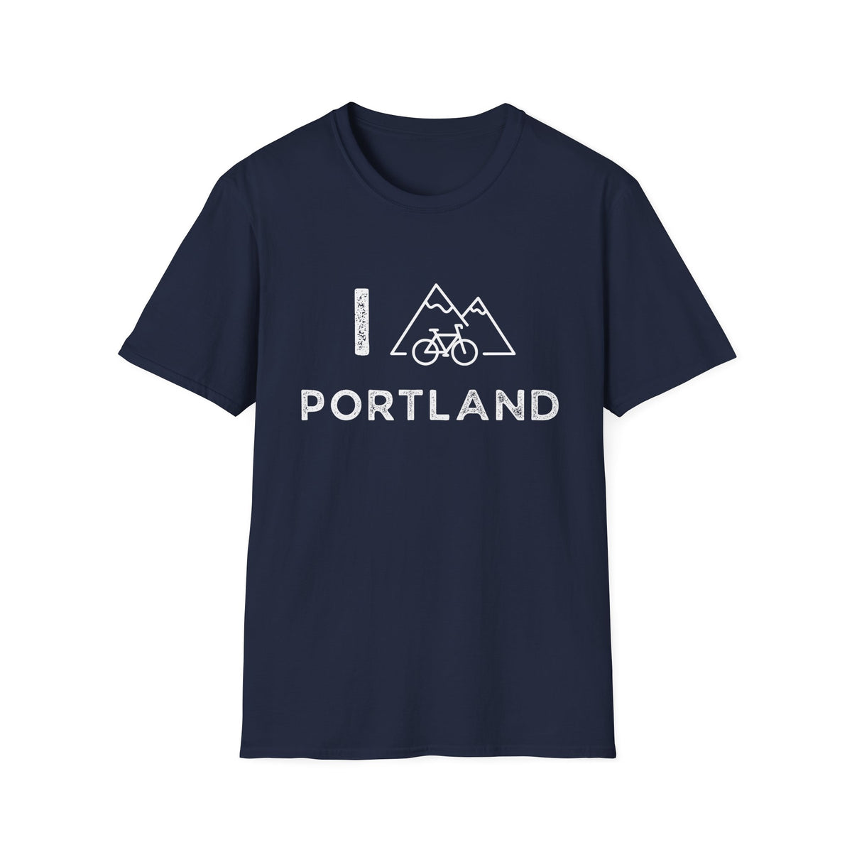 I (Mountain) Bike Portland // Unisex Softstyle T-Shirt