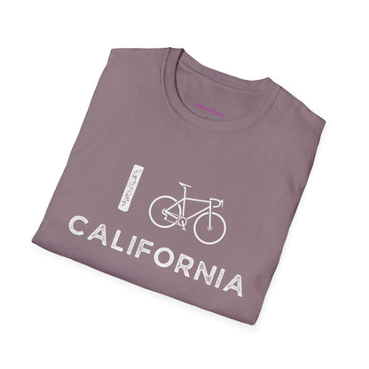 I (Road) Bike California // Unisex Softstyle T-Shirt