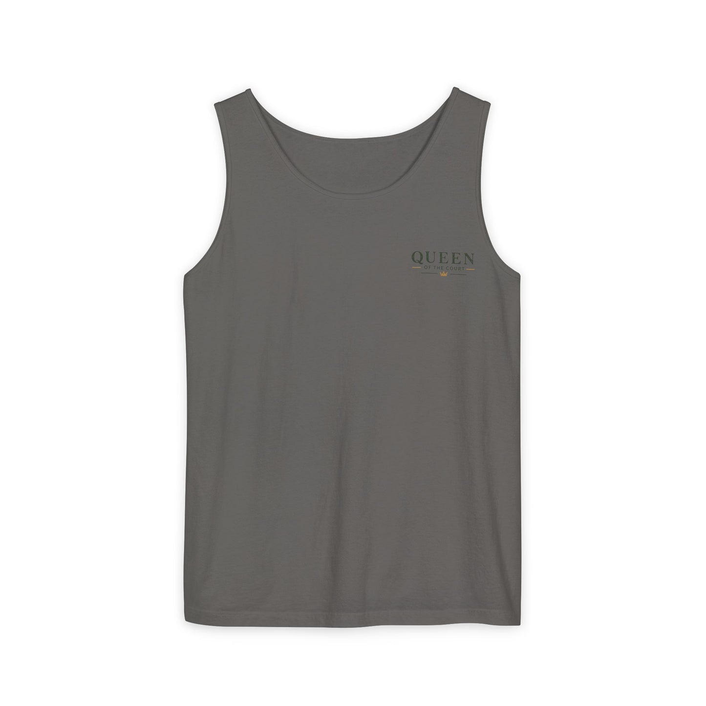 Pickleball - Queen of the Court - Vintage Playing Card - Tank Top — Graphic Tank