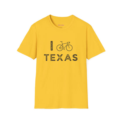 I (Road) Bike Texas // Unisex Softstyle T-Shirt